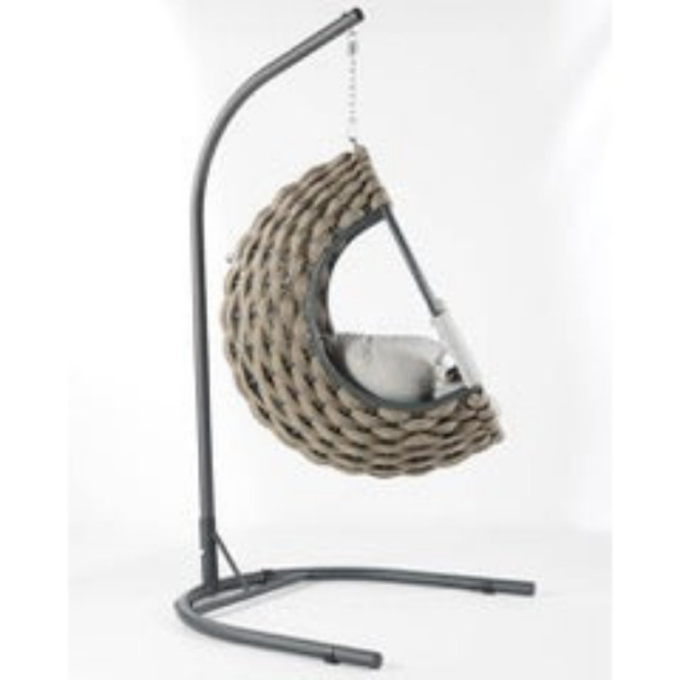 Bloomsbury Market Briq Egg Bali Hanging Chair with Stand Wayfair.co.uk